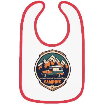 Discover Camping / Forest / Wildness / Camper / Adventure Bibs
