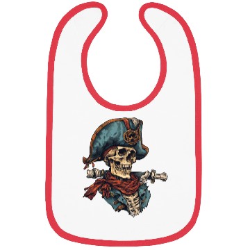 Discover Dead Pirate / Skull / Skeleton / Captain / Hut Bibs