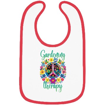 Discover Floral Gardening Therapy Bibs