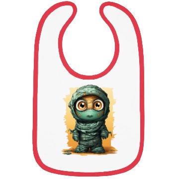 Discover Halloween Spooky Cartoon Mummy Bibs