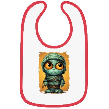 Discover Halloween Spooky Cartoon Mummy Bibs
