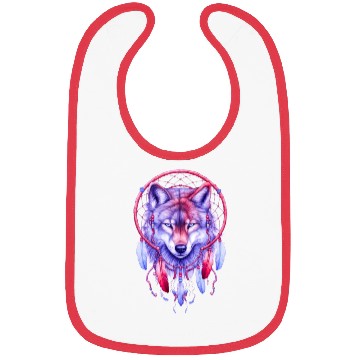 Discover Whimsical Wilderness Wolf Bibs