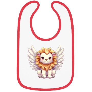 Discover Lion angel with wings Bibs