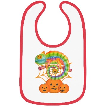 Discover halloween Chameleon Bibs