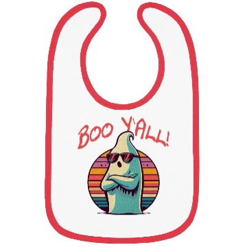 Discover Boo Y`All! funny ghost Bibs
