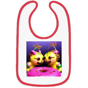 Discover Alien Cats With Pink Donut Bibs