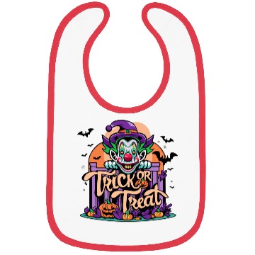 Discover Halloween Clown Bibs