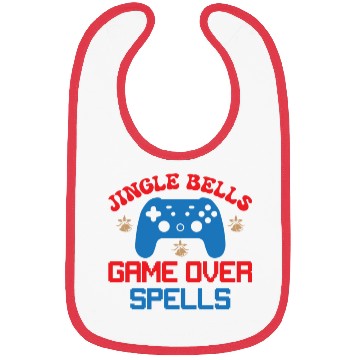 Discover Funny Christmas Gamer Bibs
