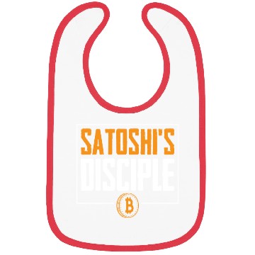 Discover Satoshi's Disciple Bitcoin Logo Bibs