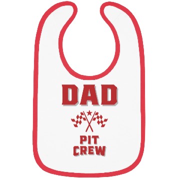 Discover Dad Pit Crew Racing For Daddy Bibs
