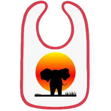 Discover Elephant And Sun Bibs