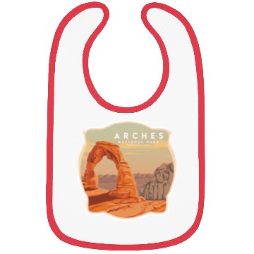 Discover Arches National Park Stickers Bibs