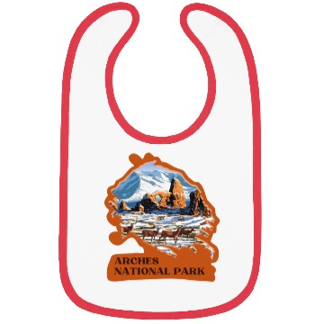 Discover Arches National Park Stickers Bibs