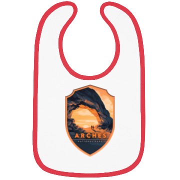 Discover Arches National Park Stickers Bibs