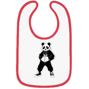 Discover Cool Graffiti Panda Bibs