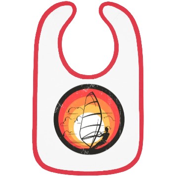 Discover Windsurfing Windsurfer Retro Surfer Bibs