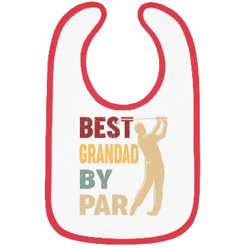 Discover Best Grandad By Par Funny Golf Vintage Bibs