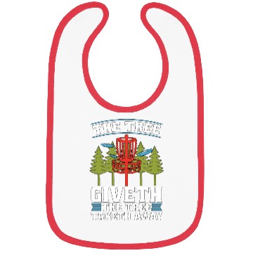 Discover Disc Golf The Tree Giveth The Tree Frisbee Golf Bibs