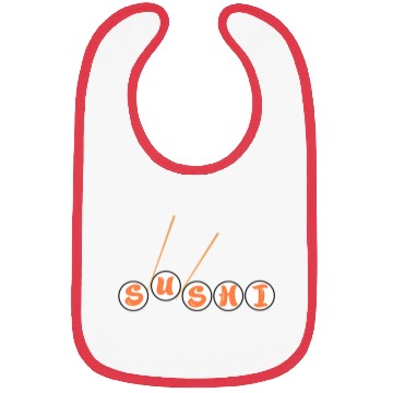 Discover cute funny kawaii sushi lover Bibs