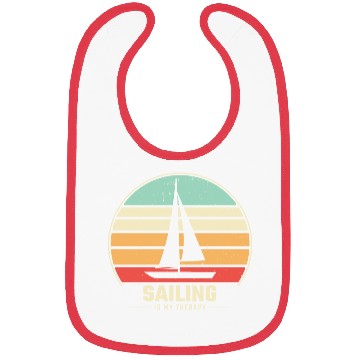 Discover Sailing Retro Sail Boat Bibs