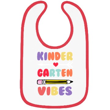 Discover Kindergarten Vibes Back To School Bibs