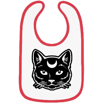 Discover Black Cat" Bibs - Embrace the Elegance