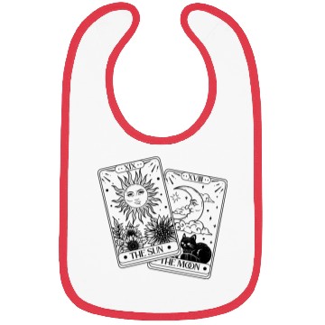 Discover "Tarot Cards: Sun and Moon" Bibs