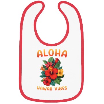 Discover Hawaii's Aloha Vibes and Hibiscus Magic Hawaii Bibs