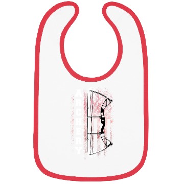Discover Archery Compound Bow USA American Flag Bibs