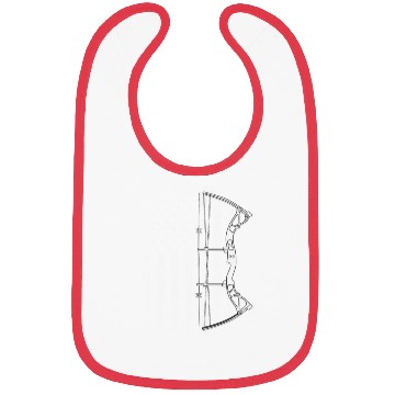 Discover Archery Compound Bow USA American Flag Bibs