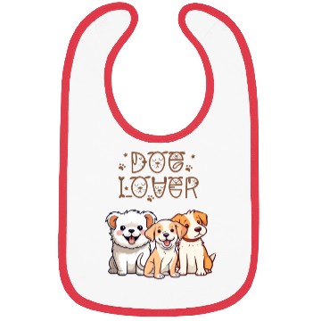 Discover 3 Cute Dogs for Dog Lovers Bibs