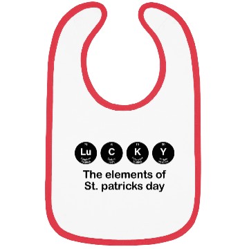 Discover Periodic Table Elements Of Lucky Irish St Patrick Bibs