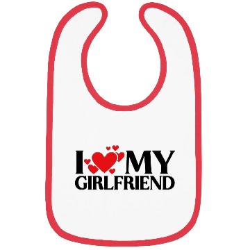 Discover I Love My Girlfriend Bibs