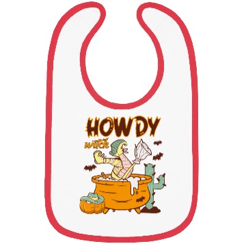 Discover Howdy Witch Bibs