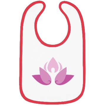 Discover Meditative Lotus Tranquility Design Bibs