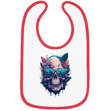 Discover Floral Skull | C09 Bibs