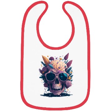 Discover Floral Skull | C11 Bibs
