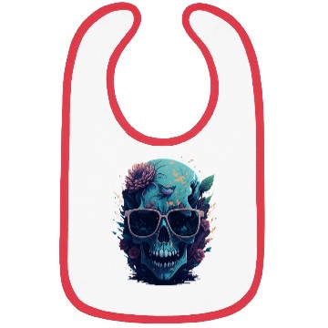 Discover Floral Skull | C14 Bibs