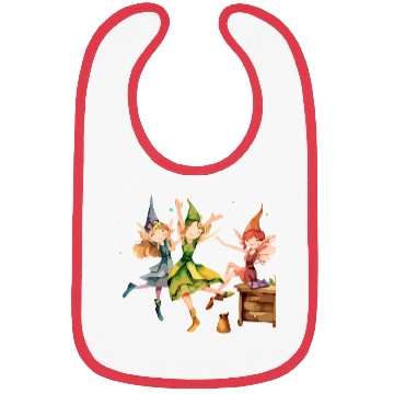 Discover Whimsical Elf Party Bibs