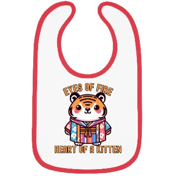 Discover Bengal tiger in Kimono Bibs
