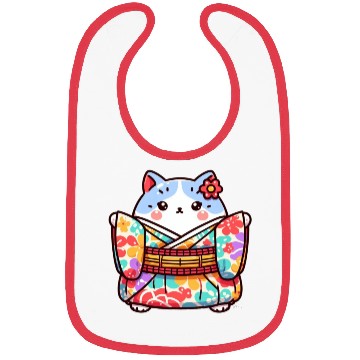 Discover Japanese cat or Neko Bibs