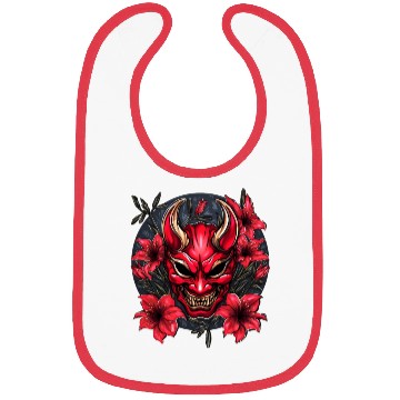 Discover Hannya Red Lily Bibs