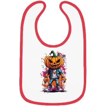 Discover Unleash Spooky Creativity: Colorful Graffiti Bibs