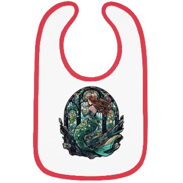 Discover Stained Glass Mermaid Bibs