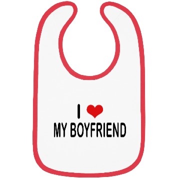 Discover I Love My Boyfriend Bibs
