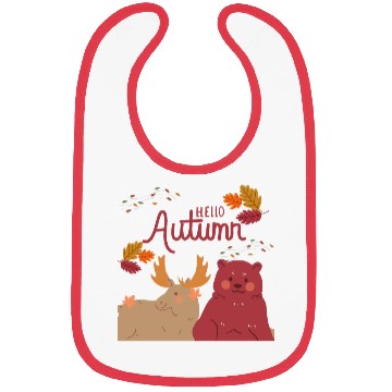 Discover Hello Autumn Square Bibs