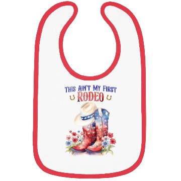 Discover This Ain't My First Rodeo Women Rodeo Cowboy Bibs