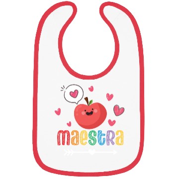 Discover Maestra Bilingual Spanish Teacher team Bibs