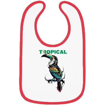 Discover Tropical Charm: Toucan Paradise Bibs