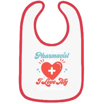 Discover I'm A Retired Pharmacist Pharmacy Medical Tech Bibs